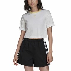 Футболка с коротким рукавом женская Adidas Tiny Trefoil Белый цена и информация | Спортивная одежда для женщин | pigu.lt