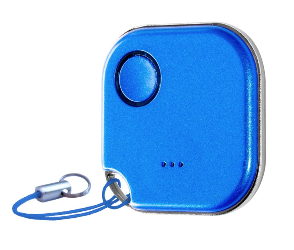 Shelly BLU Button 1 Bluetooth valdomas veiksmo ir scenų aktyvavimo mygtukas, mėlynas kaina ir informacija | Apsaugos sistemos, valdikliai | pigu.lt