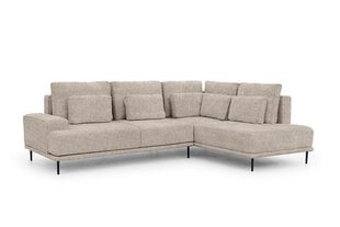 Правый угловой диван Bogart Nicole, бежевый цвет цена и информация | Угловые диваны | pigu.lt
