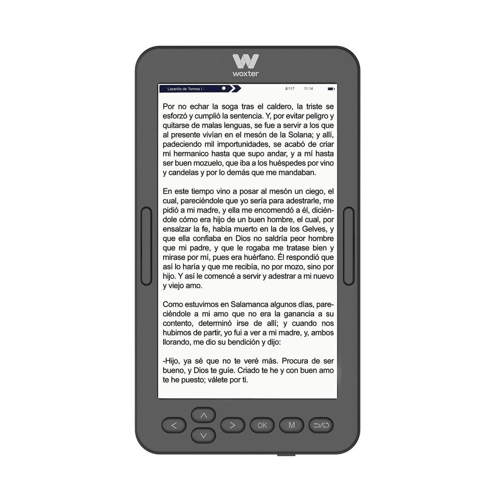 Woxter Scriba 195 S Black EB26-069 kaina ir informacija | Elektroninių knygų skaityklės | pigu.lt