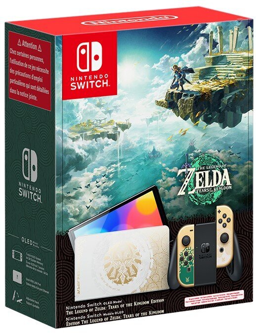 Nintendo Switch The Legend of Zelda: Tears of the Kingdom Edition kaina ir informacija | Žaidimų konsolės | pigu.lt