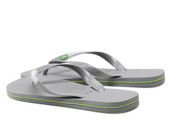 Baseino šlepetės moterims Havaianas 41108505002, pilkos kaina ir informacija | Šlepetės moterims | pigu.lt