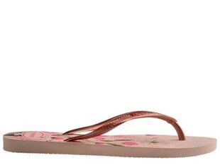 Slim organic ballet havaianas for women's pink 41328232022 41328232022 цена и информация | Женские тапочки | pigu.lt