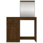 vidaXL Kosmetinis staliukas, rudas ąžuolo, 90x50x132,5cm, mediena kaina ir informacija | Spintelės prie lovos | pigu.lt