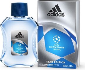 Лосьон после бритья Adidas UEFA Champions League Star Edition, 100 мл цена и информация | Мужская парфюмированная косметика | pigu.lt