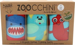 Учебные трусики Zoocchini Ocean Pals, 2-3 м, 3 шт. цена и информация | Подгузники | pigu.lt