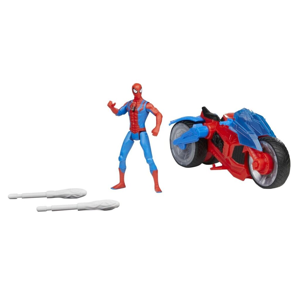 Motociklas Spiderman (Žmogus Voras) kaina ir informacija | Žaislai berniukams | pigu.lt