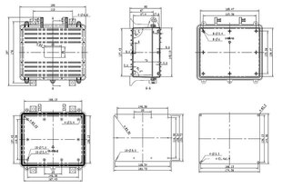 Instaliacinė dėžutė 190x197x90mm kaina ir informacija | Priedai telefonams | pigu.lt