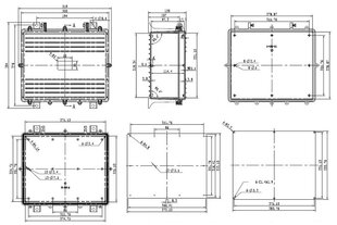 Instaliacinė dėžutė 319x294x130mm kaina ir informacija | Priedai telefonams | pigu.lt