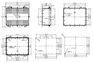 Instaliacinė dėžutė 419x360x160mm kaina ir informacija | Priedai telefonams | pigu.lt