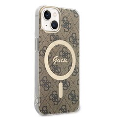 Чехол Guess 4G IML MagSafe Compatible Case для iPhone 14 Pro Max, черный цена и информация | Чехлы для телефонов | pigu.lt