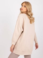 Džemperis moterims Ex Moda 2016103137510, smėlio spalvos kaina ir informacija | Džemperiai moterims | pigu.lt