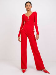Laisvalaikio kostiumėlis moterims Rue Paris, raudonas kaina ir informacija | Kostiumėliai moterims | pigu.lt