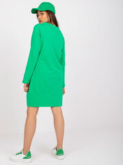 Женское зеленое платье больших размеров цена и информация | Платья | pigu.lt