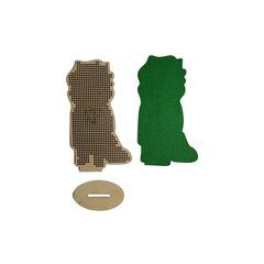 Набор для вышивания на деревянной основе Kind Fox by Wizardi KF022/121 цена и информация | Принадлежности для вышивания | pigu.lt
