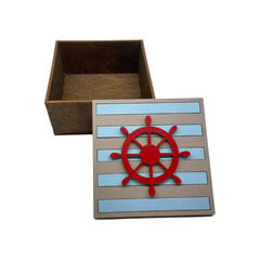 Деревянная коробка Kind Fox by Wizardi KF057/20 цена и информация | Принадлежности для вышивания | pigu.lt