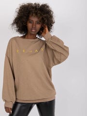 Džemperis moterims Ex Moda 2016103169351, smėlio spalvos kaina ir informacija | Džemperiai moterims | pigu.lt