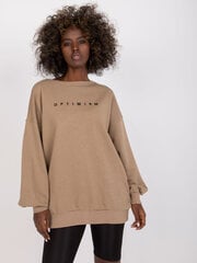 Džemperis moterims Ex Moda 2016103171620, smėlio spalvos kaina ir informacija | Džemperiai moterims | pigu.lt