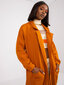 Kardiganas moterims 2016103189212, oranžinis kaina ir informacija | Megztiniai moterims | pigu.lt