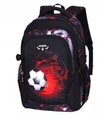 Рюкзак школьный K&M черный, красные оттенки цена и информация | Школьные рюкзаки, спортивные сумки | pigu.lt