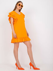 Suknelė moterims Fancy, oranžinė kaina ir informacija | Suknelės | pigu.lt