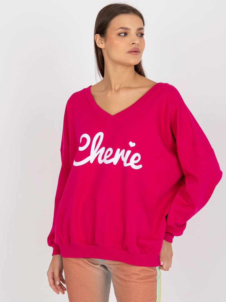 Bluzonas moterims Fancy 2016103206216, rožinis kaina ir informacija | Džemperiai moterims | pigu.lt