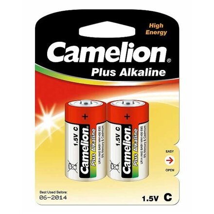 Camelion elementai Plus Alkaline, C/LR14, 2 vnt. kaina ir informacija | Elementai | pigu.lt