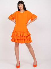 Салатовое мини-платье из трикотажа Violetta RUE PARIS. цена и информация | Платья | pigu.lt