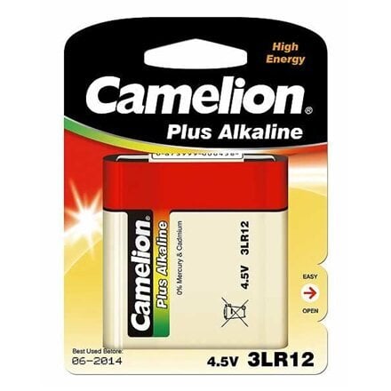 Camelion elementas Plus Alkaline, 4.5 V, 3LR12, 1 vnt. kaina ir informacija | Elementai | pigu.lt