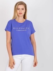 Marškinėliai moterims Relevance 2016103215959, violetiniai цена и информация | Женские футболки | pigu.lt
