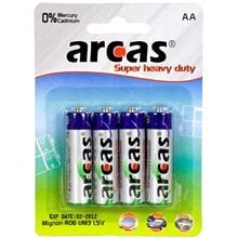 Батарейки Arcas Super Heavy Duty AAA (LR06), 4 шт. цена и информация | Батарейки | pigu.lt