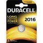Ličio baterija Duracell CR2016, 3 V цена и информация | Elementai | pigu.lt