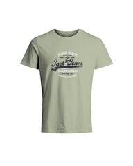 Jack&Jones marškinėliai vyrams 12238935*02, žali kaina ir informacija | Vyriški marškinėliai | pigu.lt
