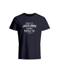 Мужская футболка JACK & JONES 12238935*03, тёмно-синяя, 5715418703096 цена и информация | Футболка мужская | pigu.lt