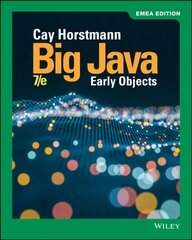 Big Java: Early Objects 7th Edition, EMEA Edition цена и информация | Книги по экономике | pigu.lt