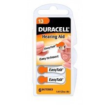 Duracell Hearing A13 elementai, 6vnt цена и информация | Elementai | pigu.lt