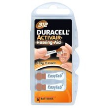 Duracell Hearing 312 (A312) elementai, 6vnt цена и информация | Elementai | pigu.lt