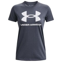 Marškinėliai moterims Under Armor, pilki цена и информация | Женские футболки | pigu.lt