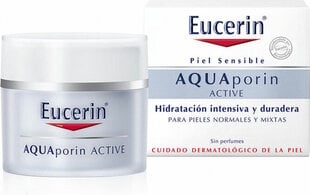 Veido kremas Eucerin Active Moisturizing, 50 ml цена и информация | Кремы для лица | pigu.lt