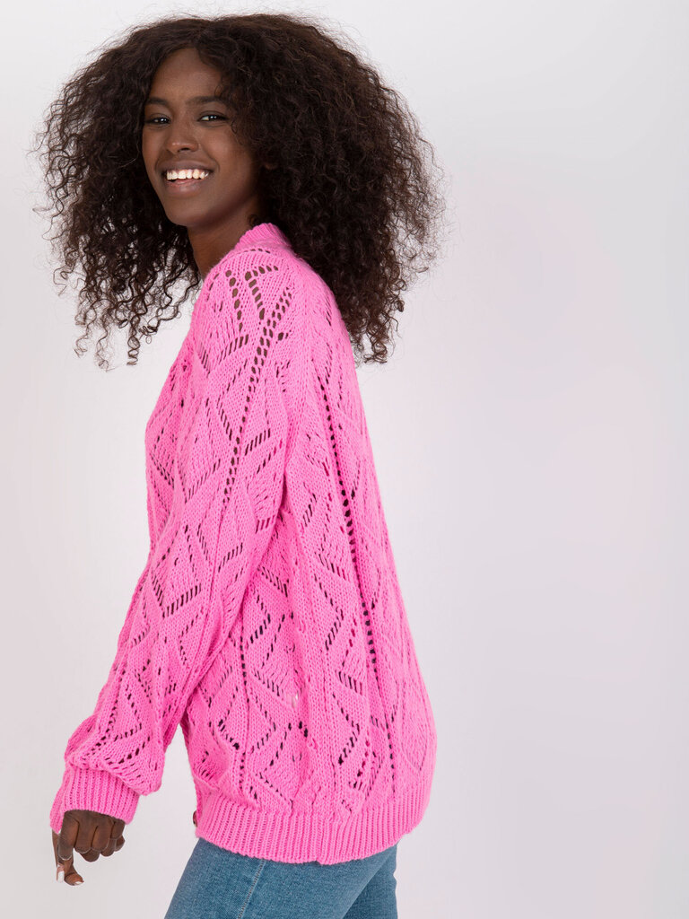 Megztinis moterims Rue Paris, rožinis цена и информация | Megztiniai moterims | pigu.lt