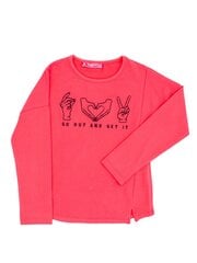Toon toy palaidinė mergaitėms, raudona kaina ir informacija | Marškinėliai mergaitėms | pigu.lt