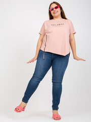 Marškinėliai moterims Relevance 2016103226320, rožiniai цена и информация | Женские футболки | pigu.lt