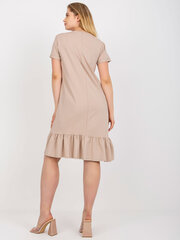 Платье RV-SK-7851.84 БЕЖЕВОЕ factory-RV-SK-7851.84-beige-ONE SIZE цена и информация | Платья | pigu.lt