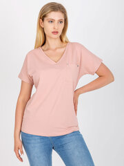 Marškinėliai moterims Relevance 2016103227617, rožiniai цена и информация | Женские футболки | pigu.lt