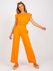 Kostiumėlis moterims Rue Paris, oranžinis kaina ir informacija | Kostiumėliai moterims | pigu.lt