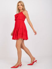 Женское летнее платье Och Bella, красное цена и информация | Платья | pigu.lt