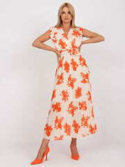 Женское оранжевое повседневное платье флуоресцентного цвета цена и информация | Платья | pigu.lt