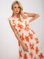 Suknelė moterims Italy Moda, oranžinė kaina ir informacija | Suknelės | pigu.lt