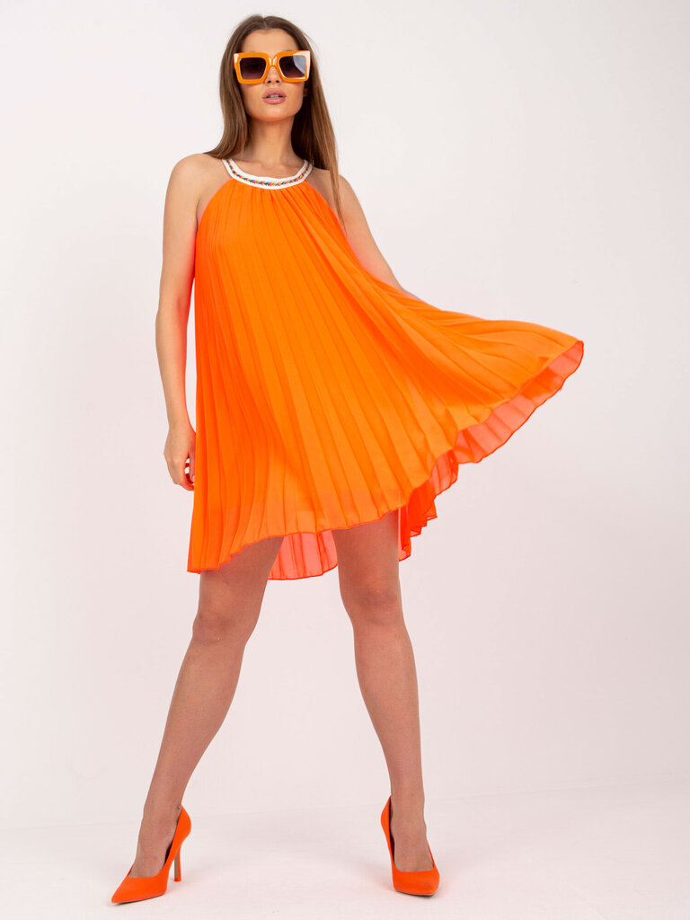 Suknelė moterims Italy Moda 2016103242269, oranžinė kaina ir informacija | Suknelės | pigu.lt