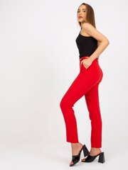 Kelnės moterims Xsapienza 2016103242801, raudonos цена и информация | Женские брюки | pigu.lt